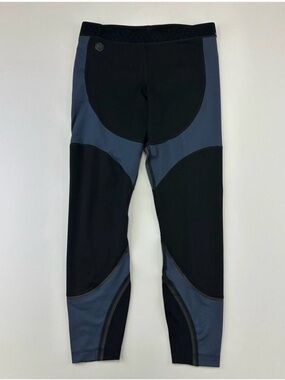 Under ArmourColdgear base layer womens leggings Size Large black blue Running
